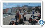 Volunteers from Ireon and Samos-divers team, clean up the beach on this beautiful 24 of March 2013