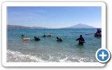 Volunteers from Ireon and Samos-divers team, clean up the beach on this beautiful 24 of March 2013