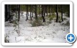 Snow on Samos beaches and roofs